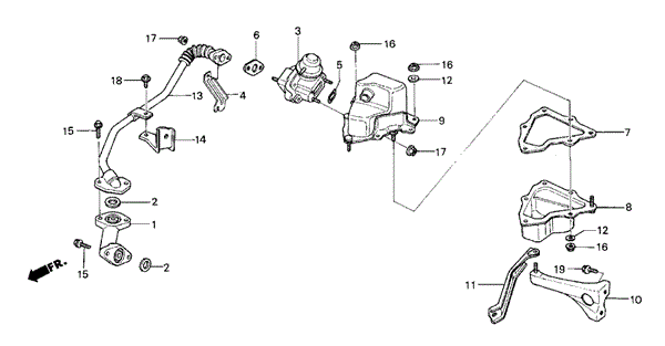Air Suction Valve for 1986 Honda Civic #0
