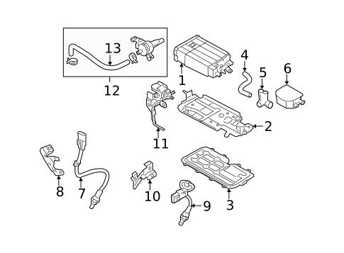 Powertrain Control for 2012 Hyundai Genesis #1