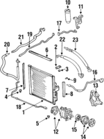 80343SR1A11 - : AC Line for Honda: Civic, Civic del Sol Image