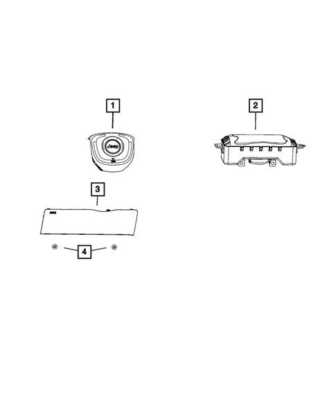 Air Bags for 2022 Jeep Grand Cherokee WK #1