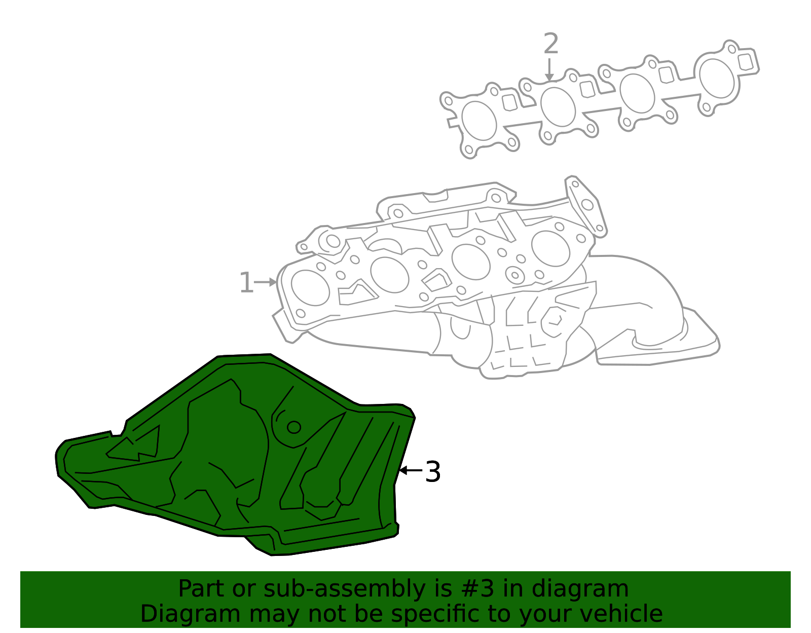 2007-2022 Toyota Exhaust Manifold Heat Shield 17167-38060 | OEM Parts ...