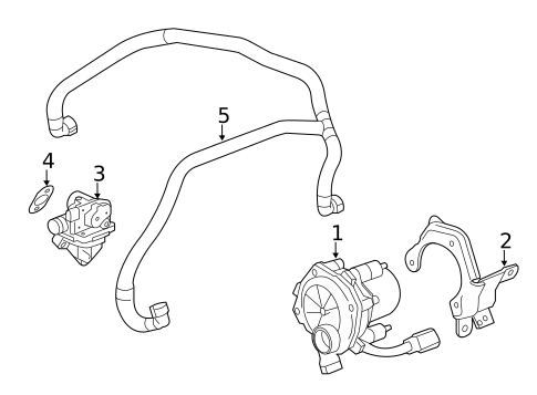 Emission Components for 2014 Cadillac CTS #1