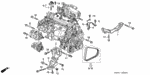 11950PAAA00 - Engine: STIFFENER, ENGINE for Honda Image