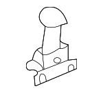 1J0857781BU71 - Electrical: Seat Belt Guide for Volkswagen Image