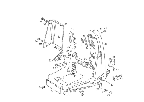 Coverings for 1991 Mercedes-Benz 500SL #0