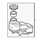 4722009320 - Brakes: Brake Master Cylinder Reservoir for Toyota Image