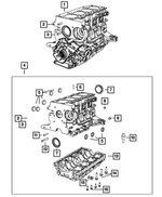 68275870AA - 1.4L Gas; Engine: Short Block Engine Kit for Fiat: 500 Image
