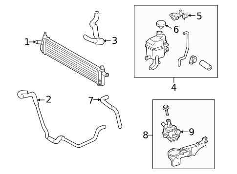 Inverter Cooling Components for 2011 Lexus HS250h #0