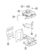 68754202AA - Cooling: Radiator Bracket for Mopar Image
