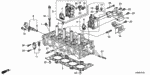 15811R41L01 - Engine: VALVE SUB-ASSY., SPOOL for Honda Image