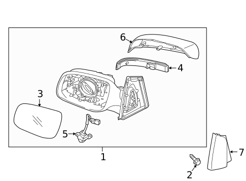 Outside Mirrors for 2015 Kia Sedona #0