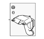 L33D13200A - Engine: Air Inlet Duct for Mazda: CX-7 Image