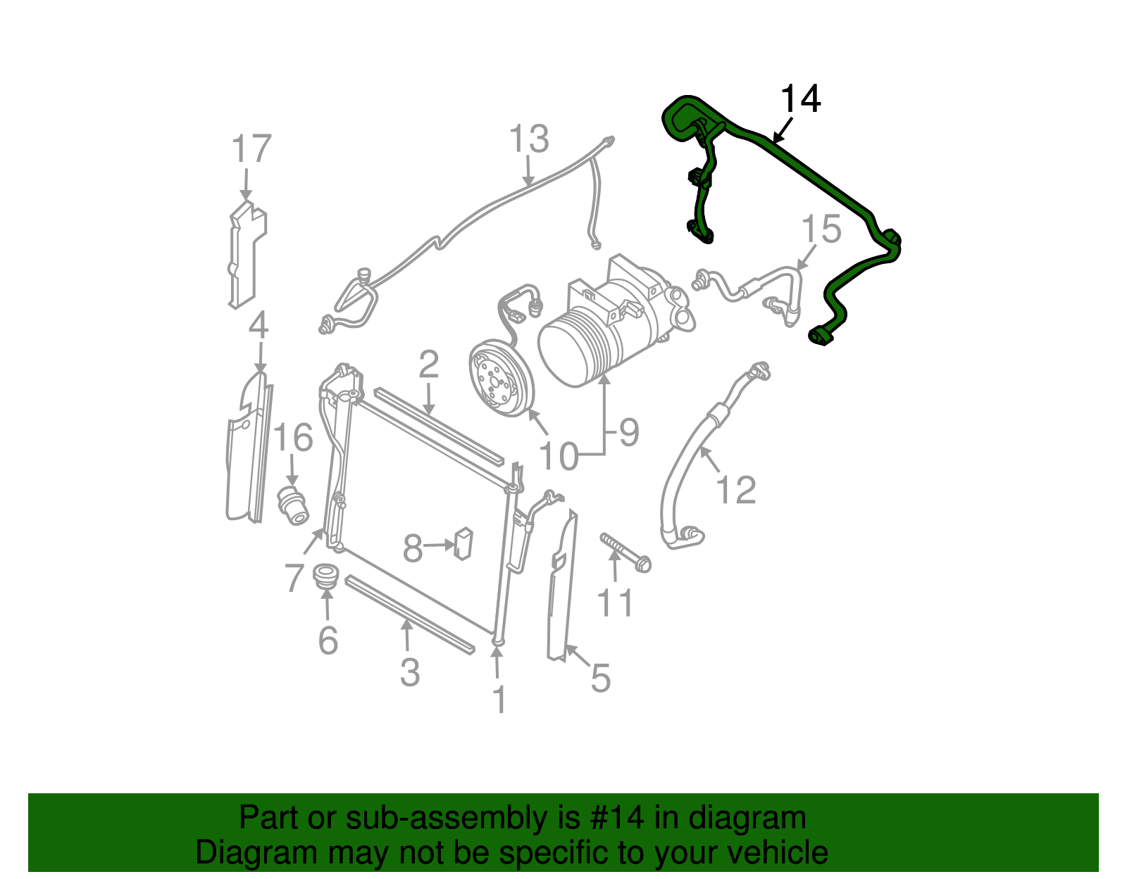 Return Line - Nissan (92450-ZW05B)