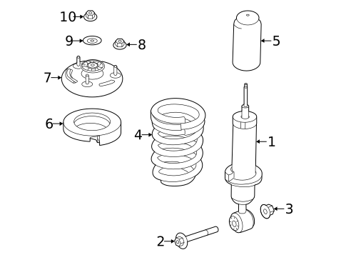 Shocks & Components for 2015 Ford Expedition #1