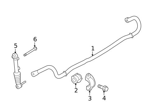 Stabilizer Bar & Components for 2019 Porsche 911 #5