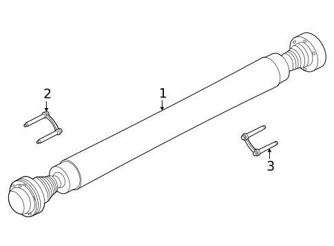 Drive Shaft for 2021 Ford Mustang #0