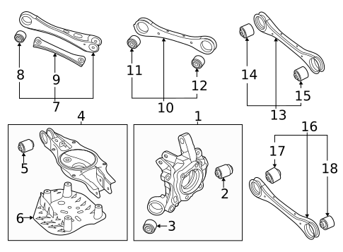 Rear Suspension for 2025 Genesis GV70 #0