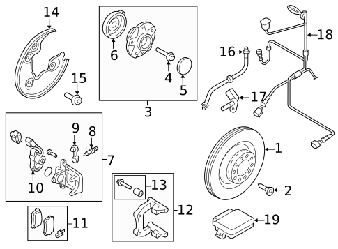 Brake Components for 2009 Audi A4 Quattro #0