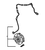 19259798 - : Wheel Bearing and Hub for Saab: 9-7x Image
