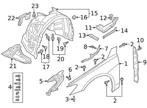 Fender & Components for 2022 Audi A6 Quattro #0