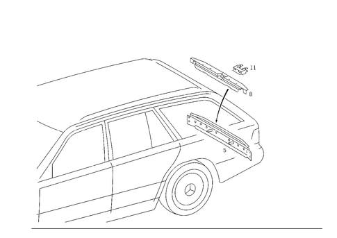 Rear End for 1985 Mercedes-Benz 300TD #0
