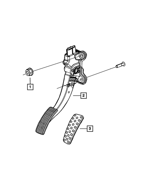 Accelerator Pedal for 2010 Dodge Challenger #0