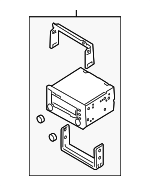 201P7001 - Body: Radio for Hyundai: Entourage Image