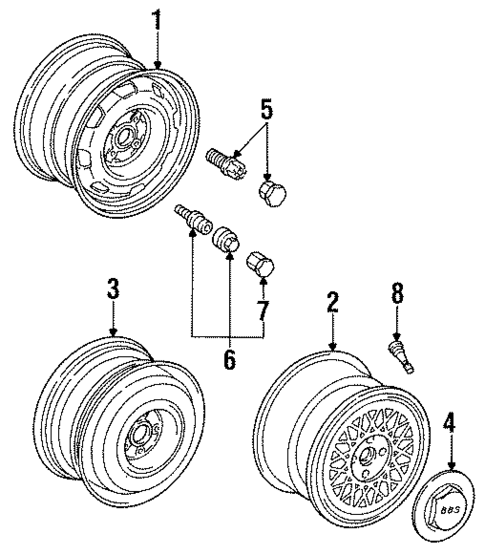 Wheels & Trim for 1998 Volkswagen Jetta #0