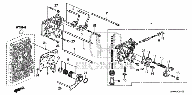 AT Regulator Body for 2007 Honda CR-V #0