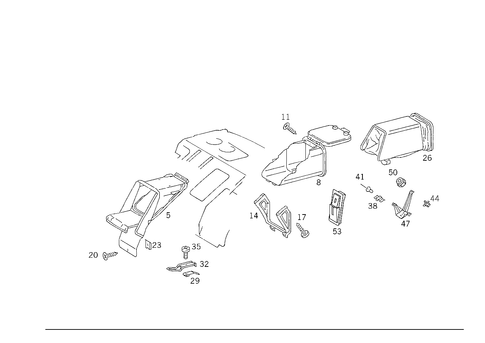 Ski-Bag for 1993 Mercedes-Benz 400SEL #0