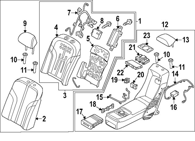 89470T4000 - : Seat Back Heater for Hyundai Image