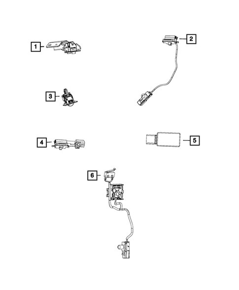 Lamps-Interior and Exterior for 2018 Jeep Wrangler #6