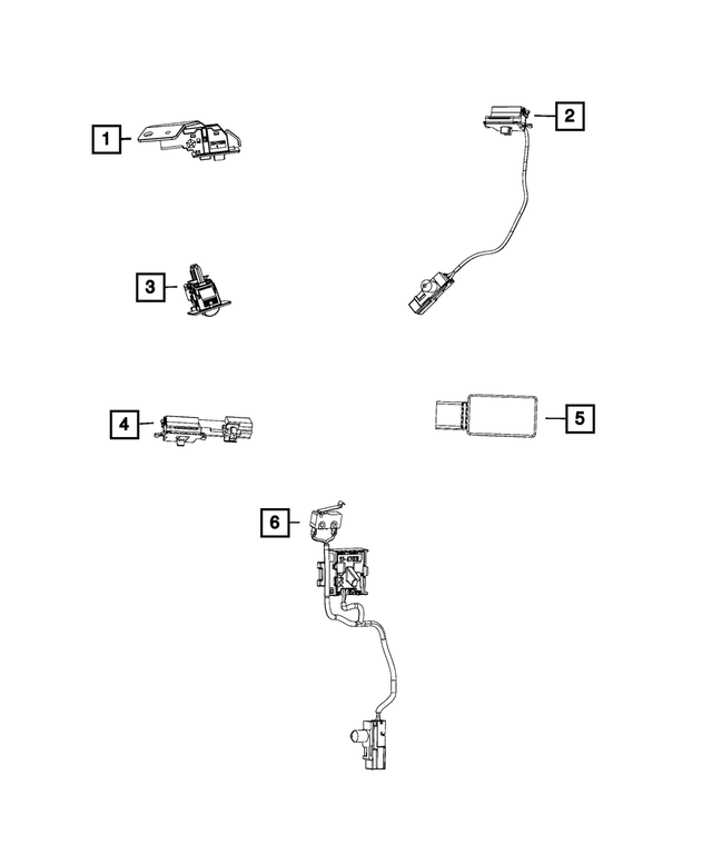68346812AA - : Foot Well Lamp for Mopar Image