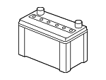 800059WB - Electrical: Battery for Mazda: B2300, B2500, B3000, B4000 Image