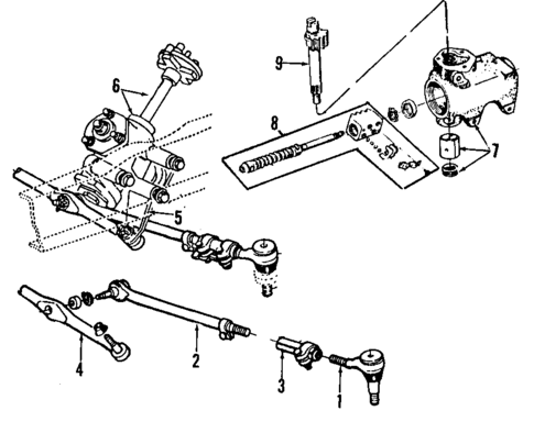 Steering Gear & Linkage for 1993 Ford E-350 Econoline #1