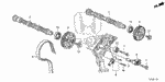 141005G0A00 - Engine: CAMSHAFT, FR. for Honda Image
