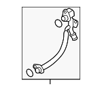 6K121497AS - Engine: Water Inlet Pipe for Volkswagen Image