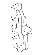 77172S0KA00ZZ - Body: AM/FM CD Cassette Bracket for Acura Image