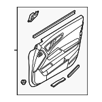 823063TBU3KA3 - : Door Trim Panel for Kia Image