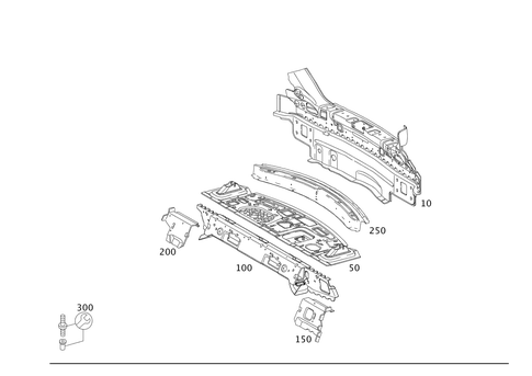 Rear End for 2008 Mercedes-Benz C350 #0