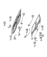 68598353AB - Electrical: Front Door Wiring for Mopar Image