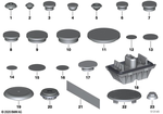 51719636310 - Vehicle Trim: Protective Foil Vehicle Identif.Number for BMW Image