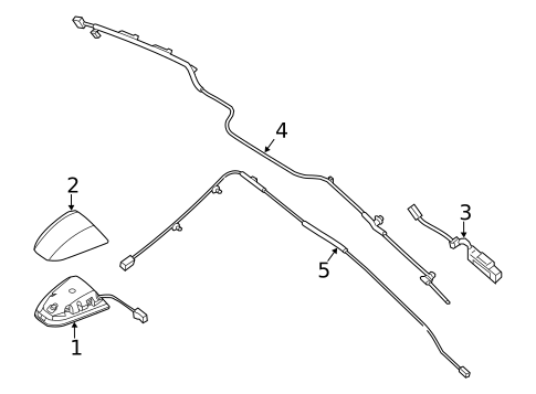 Antenna & Radio for 2015 Nissan Altima #0
