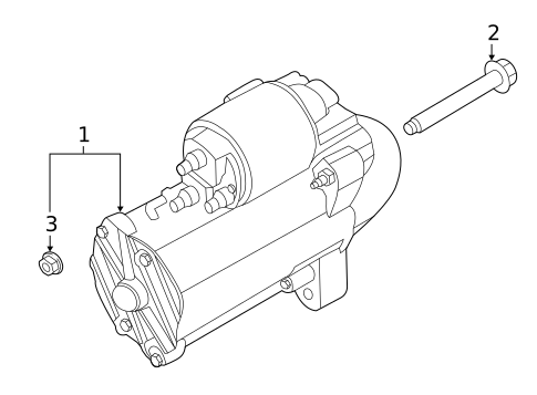 Starter for 2016 Ford Escape #1