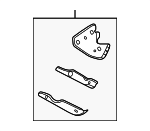 AE9Z7440272A - Body: Interior Quarter Panel Trim Panel Insulator for Lincoln: MKT Image