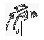 BE9Z7427790A - Body: Quarter Panel for Lincoln: MKT Image