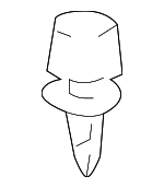 533840R040 - Body: Hood Cushion for Lexus: RX350, RX350L, RX450h, RX450hL, UX200, UX250h, UX300h Image