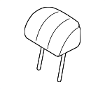 HAH000152JMN - Body: Headrest for Land-Rover Image