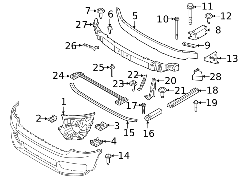 Bumper & Components - Front for 2024 Mini Cooper Countryman #5
