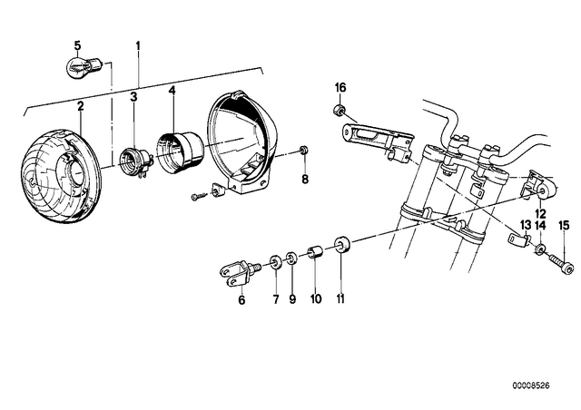 7119904119 - Lights: Washer - 12-300 Hv-zns3 for BMW-Motorrad Image